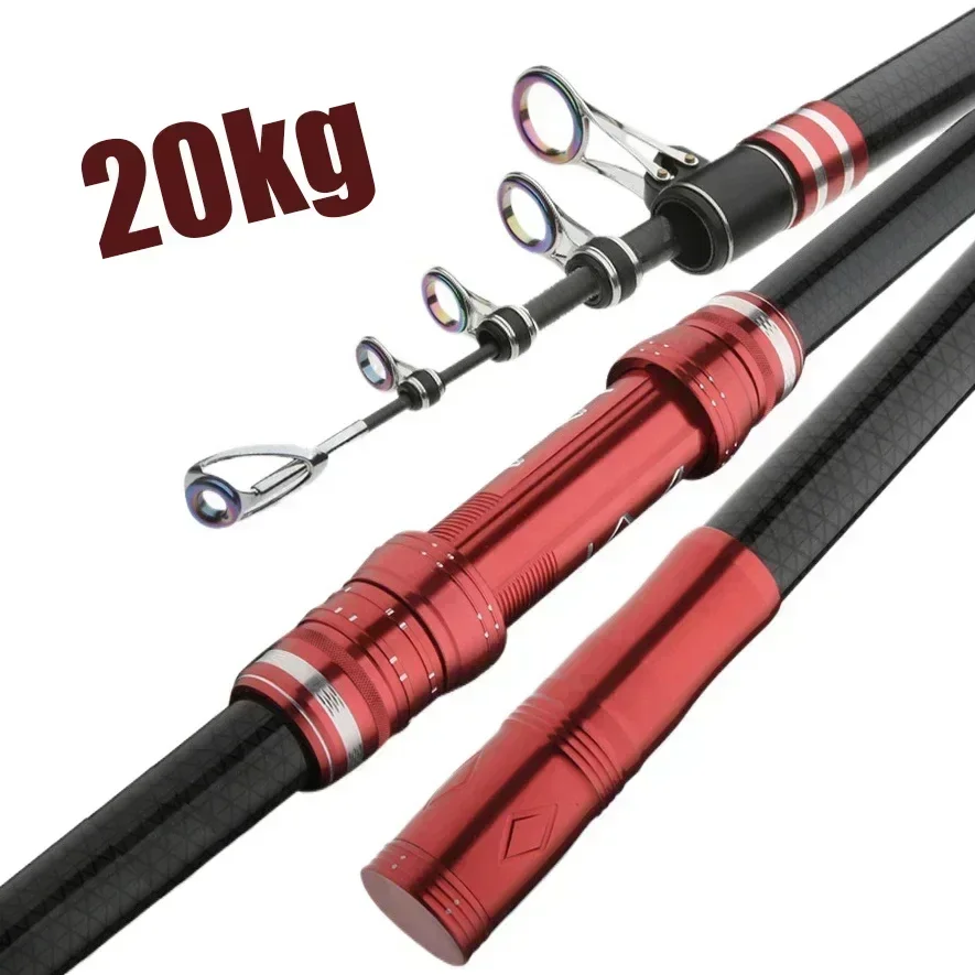 Fishing Rod Surf - คันเบ็ดตกปลาแบบยืดหดได้ 2.7 ม. 3.6 ม. 3.9
