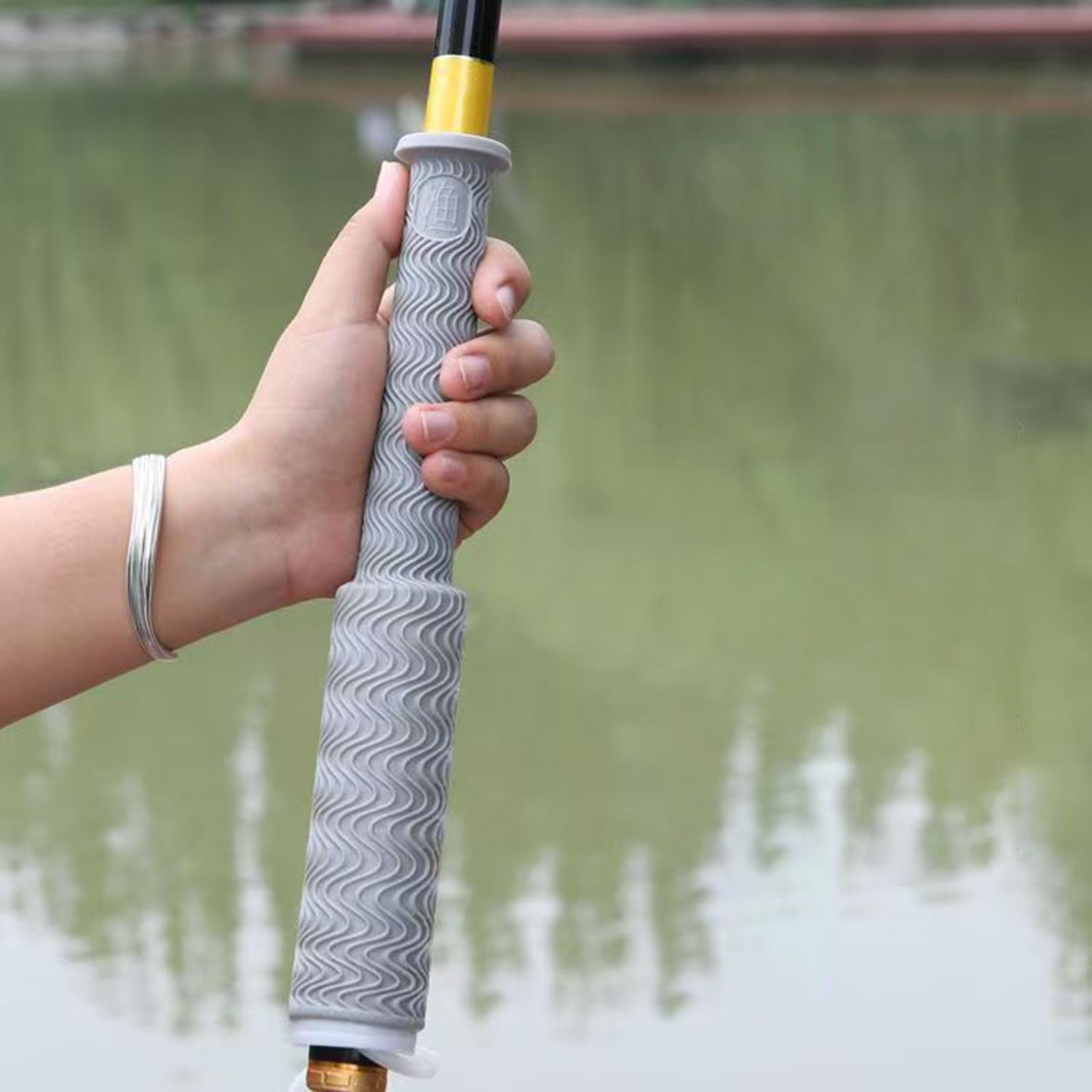 Fishing Rod Repair Kit - ปลอกหุ้มด้ามคันเบ็ดกันลื่น ป้องกันการลื่นไถล สำหรับตกปลาในทะเล เรือคายัค แม่น้ำ ทะเลสาบ