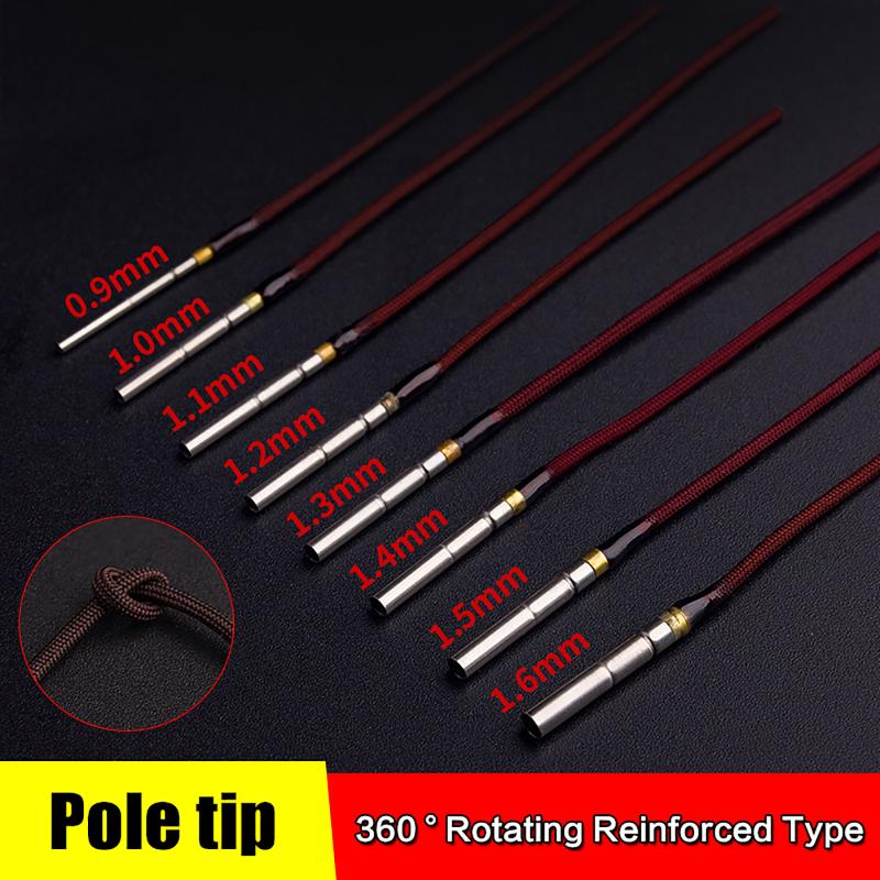 Fishing Rod Tip Replacement - ชุด 20 ชิ้น ชุดสายนำคันเบ็ดแบบหมุนได้ ขนาด 1.0