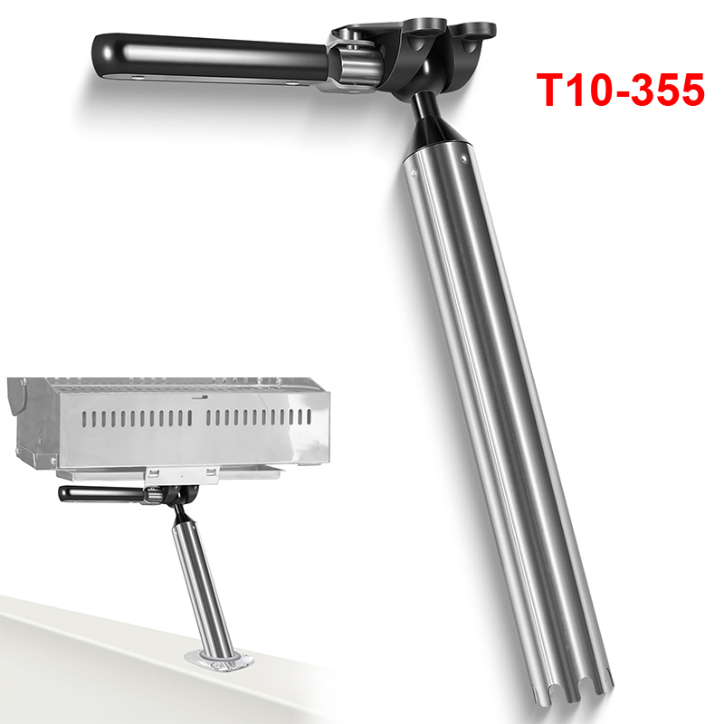 Fishing Rod Holder - ที่ยึดคันเบ็ดแบบปรับได้ทุกมุมสำหรับยึดกับเตาแม็กมาแบบสี่เหลี่ยมทุกชนิด เหมาะสำหรับเตาขนาด 9