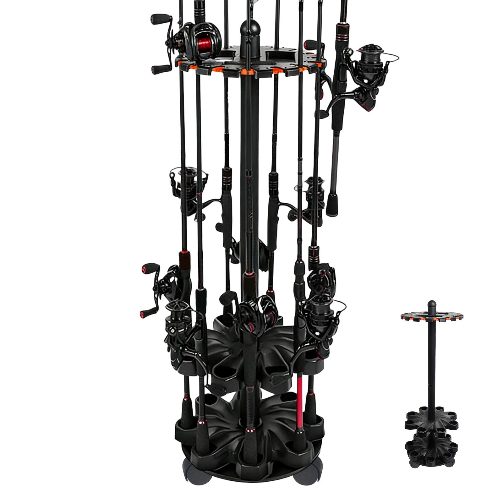 Fishing Rod Travel - ที่วางคันเบ็ดตกปลา แบบตั้ง แนวตั้ง สำหรับเก็บคันเบ็ด ใช้ได้กับเรือ โรงรถ