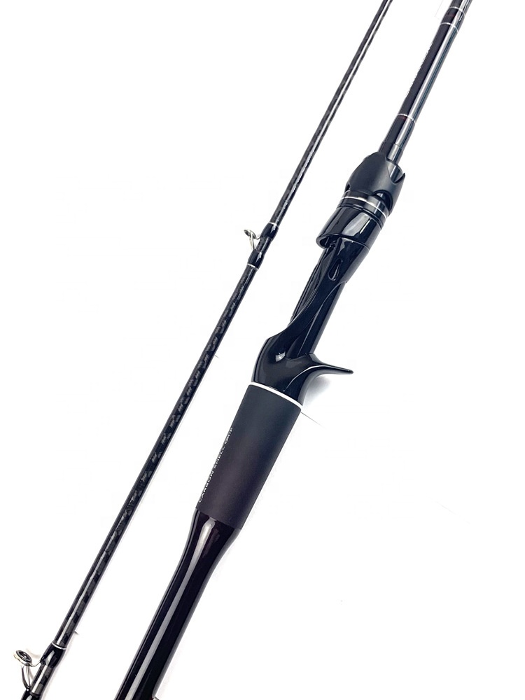 Fishing Rod Telescopic - คันเบ็ดตกปลาสำหรับเรือ คันเบ็ดคาร์บอนไฟเบอร์แบบยืดหดได้ แข็งพิเศษ สำหรับน้ำเค็ม ขนาด 2.08