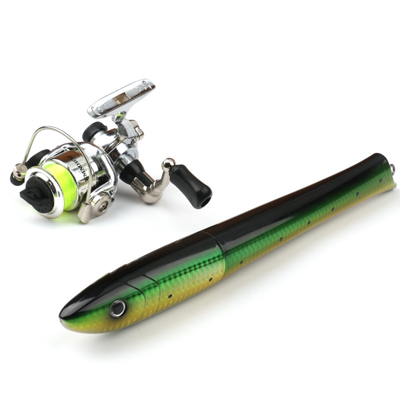 Fishing Rod Ice - ชุดคันเบ็ดตกปลาพกพาแบบพับได้ NEWOEM ขนาด 1 ม./1.4 ม./1.6