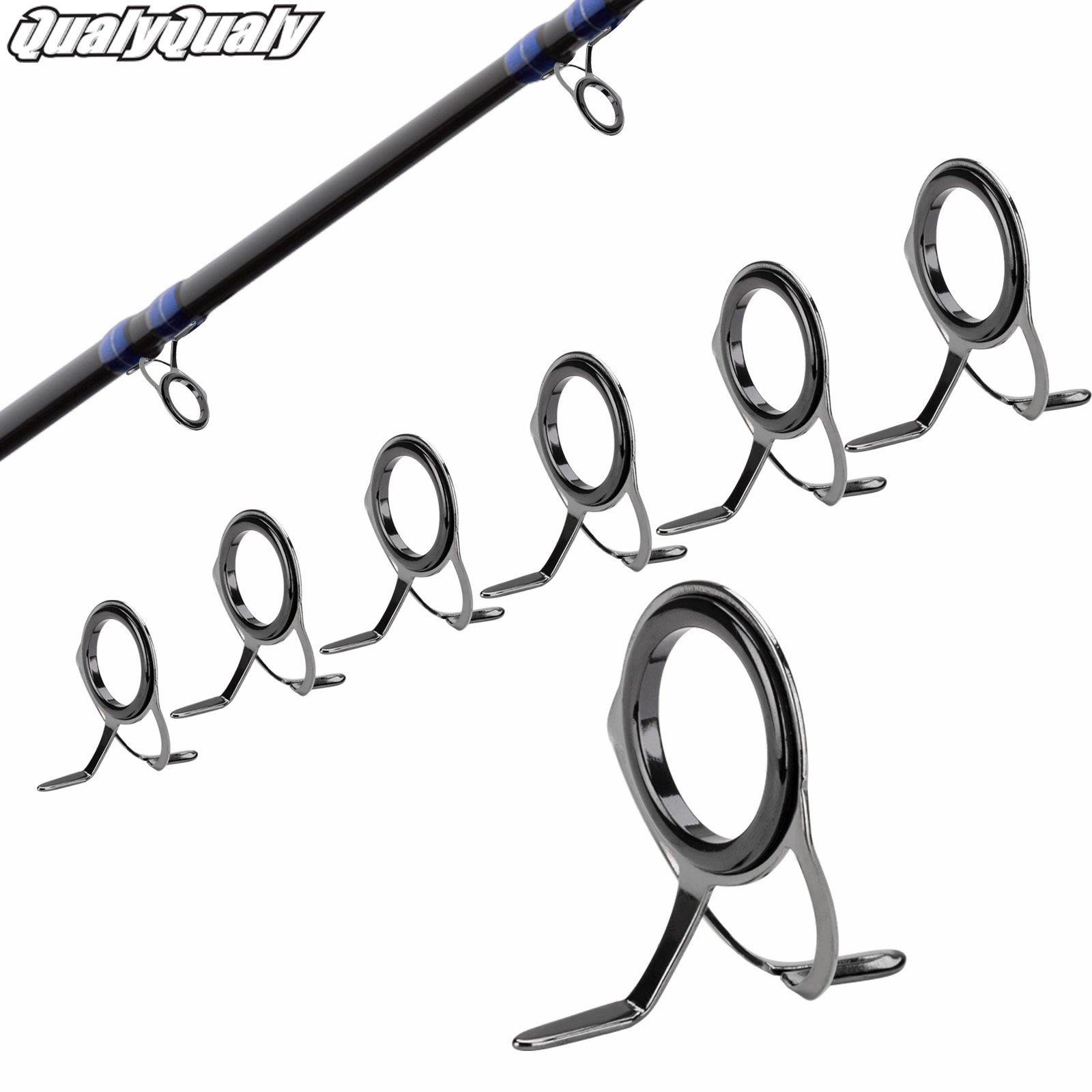 7pcs Fishing Rod Guides ชุดซ่อ - Fishing Rod Repair Kit บทวิจารณ์และราคา