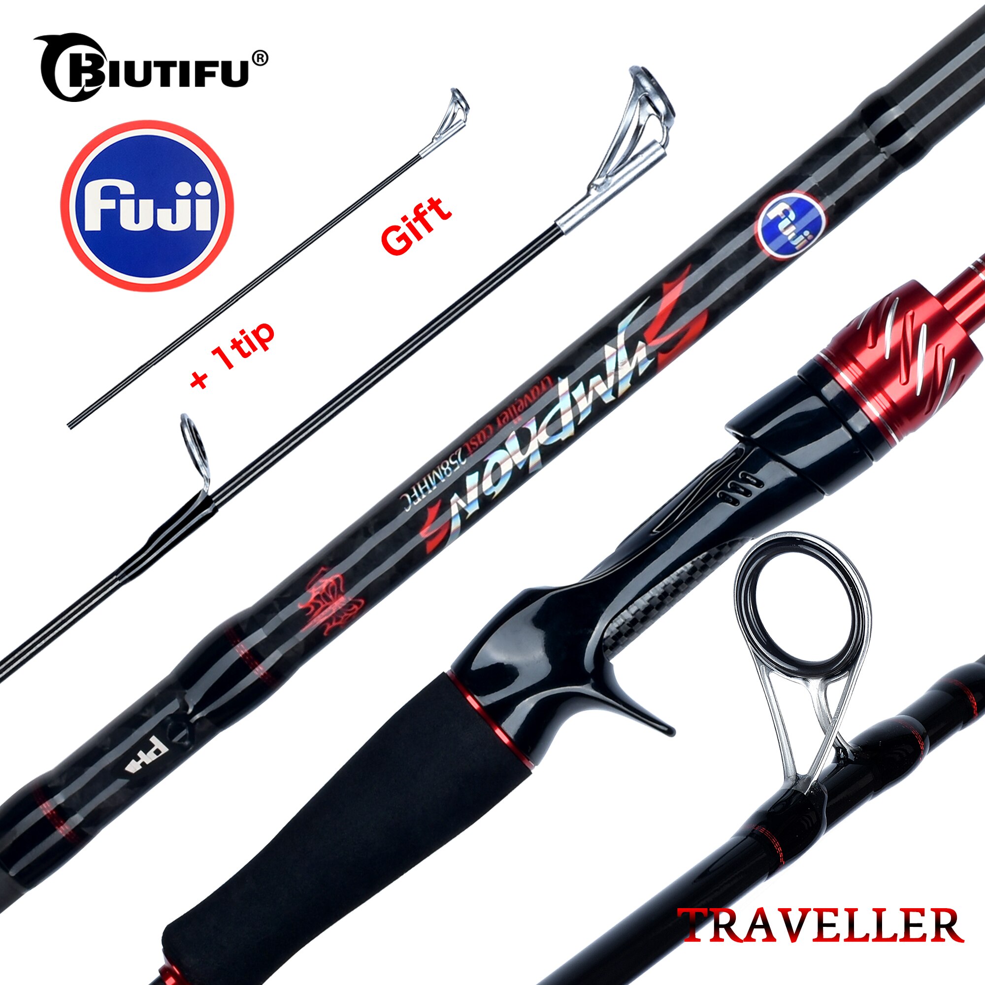 Biutifu เหยื่อล่อปั่น1.8ฟูจิ,  - Fishing Rod Ice บทวิจารณ์และราคา