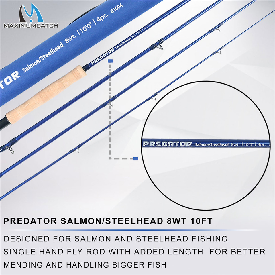 เครื่อง8-10WT เบ็ดตกปลาฟลายไฟเ - Fishing Rod Ice บทวิจารณ์และราคา