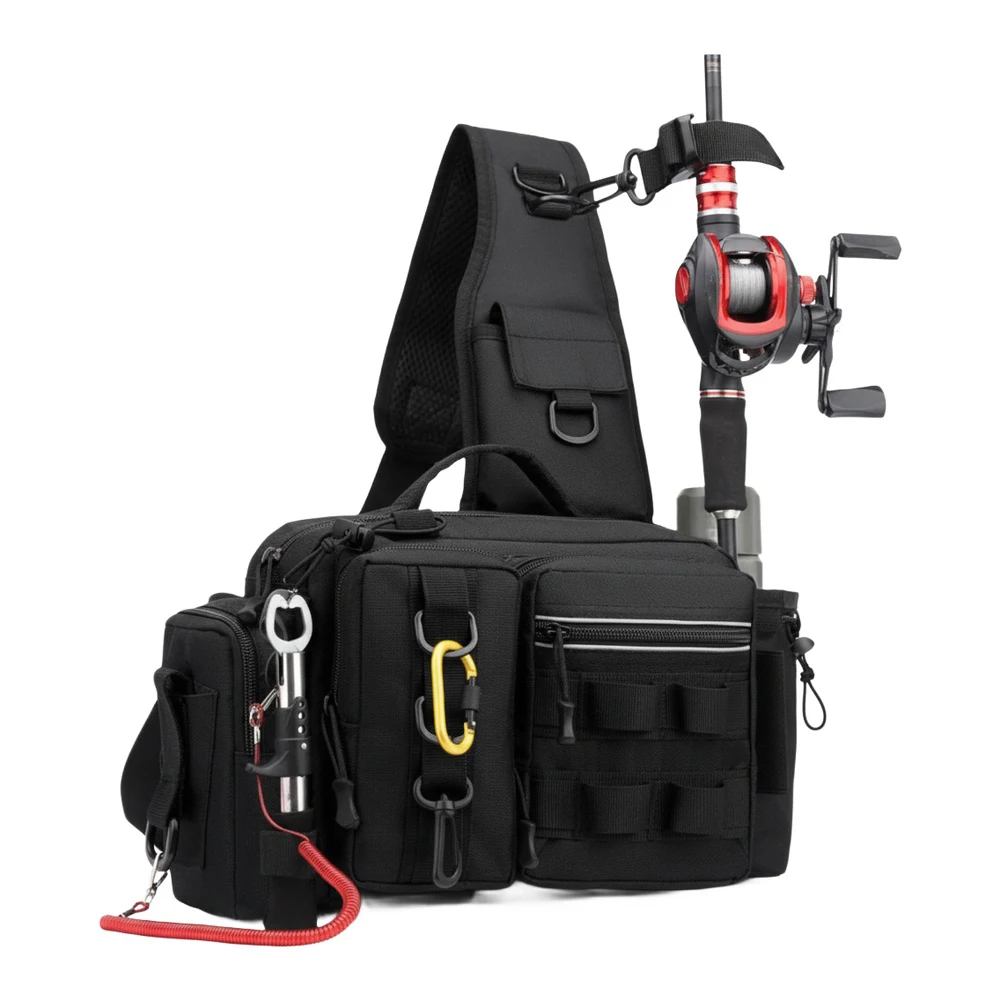 กระเป๋าเป้ตกปลาพร้อมที่วางคันเ - Fishing Rod Holder บทวิจารณ์และราคา