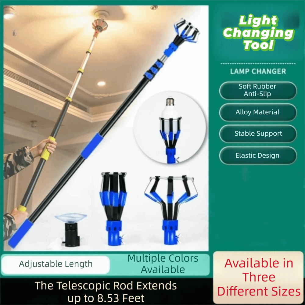 เครื่องมือเปลี่ยนหลอดไฟแบบมืออ - Fishing Rod Telescopic บทวิจารณ์และราคา