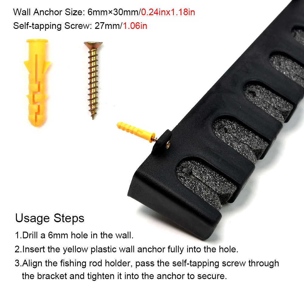 ที่แขวนคันเบ็ดตกปลาแบบติดผนังแ - Fishing Rod Rack บทวิจารณ์และราคา