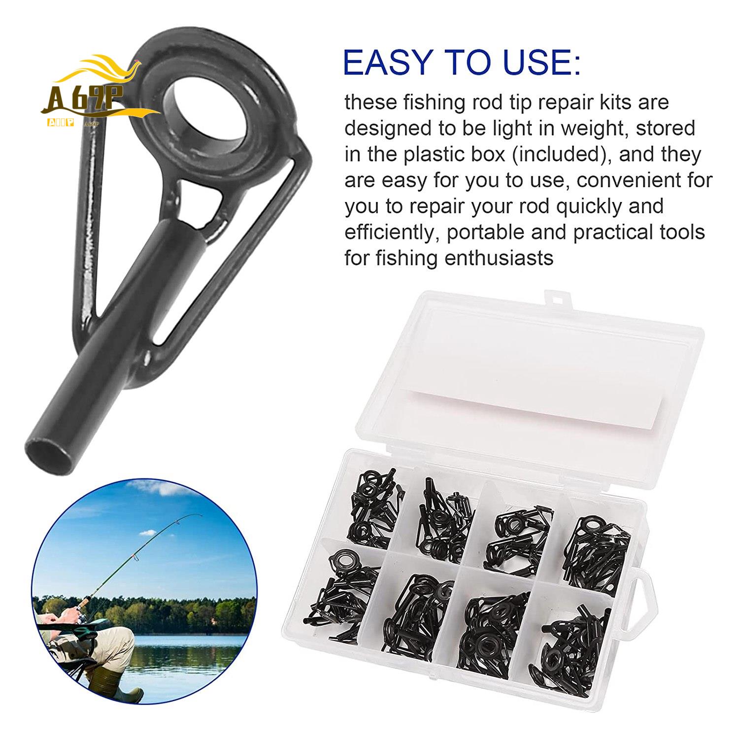 ชุดซ่อมปลายคันเบ็ดตกปลา A69P-8 - Fishing Rod Tip Replacement บทวิจารณ์และราคา