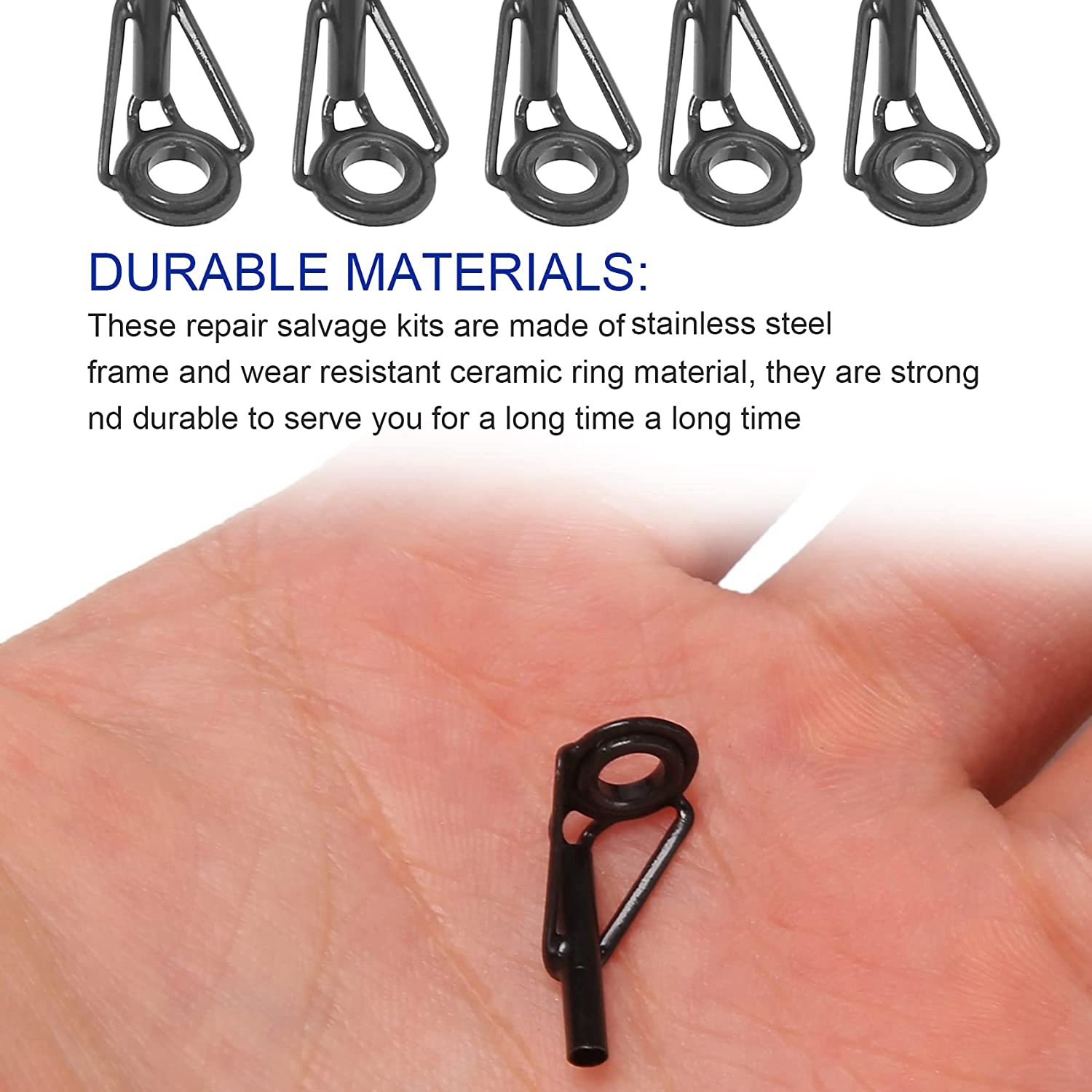 ชุดซ่อมปลายคันเบ็ดตกปลา A69P-8 - Fishing Rod Tip Replacement บทวิจารณ์และราคา