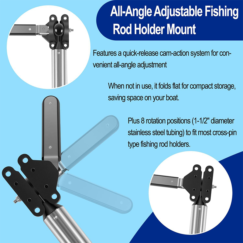 ที่ยึดคันเบ็ดแบบปรับได้ทุกมุมส - Fishing Rod Holder บทวิจารณ์และราคา
