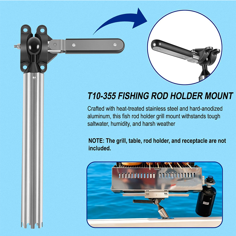 ที่ยึดคันเบ็ดแบบปรับได้ทุกมุมส - Fishing Rod Holder บทวิจารณ์และราคา