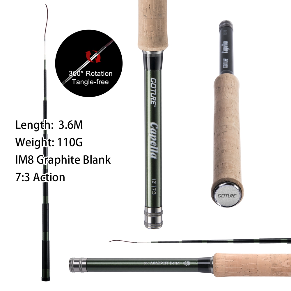 Goture Tenkara Fly Fishing Rod - Fishing Rod Fly บทวิจารณ์และราคา
