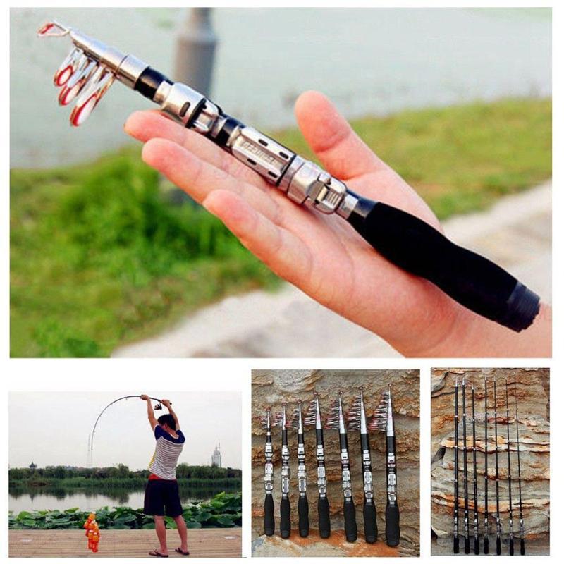 คันเบ็ดตกปลาแบบปรับได้ 1 เมตร  - Fishing Rod Travel บทวิจารณ์และราคา