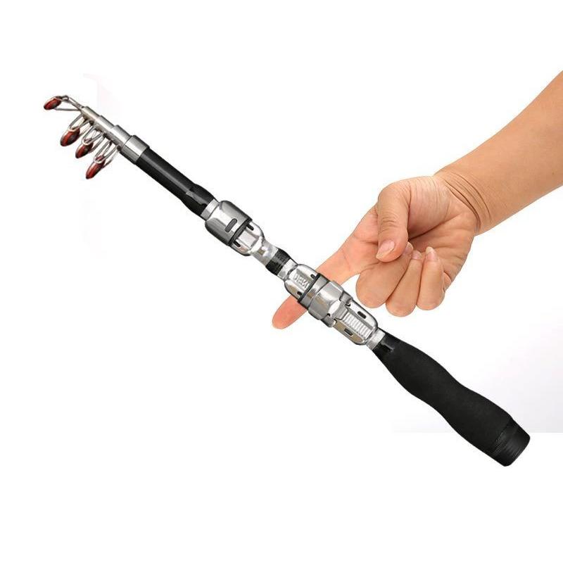คันเบ็ดตกปลาแบบปรับได้ 1 เมตร  - Fishing Rod Travel บทวิจารณ์และราคา