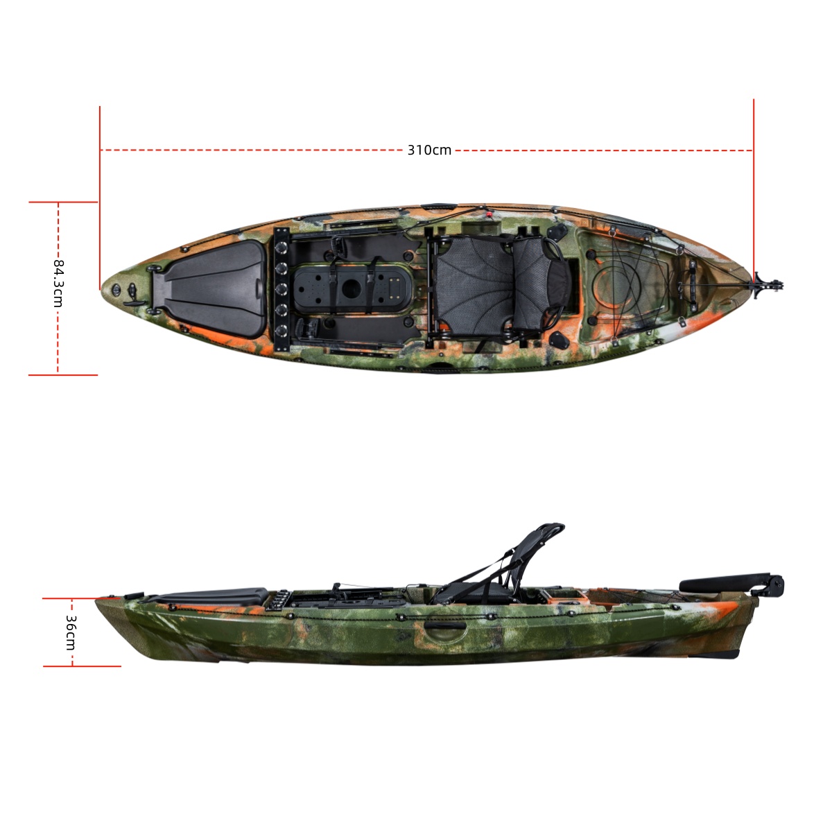 First-Class เดี่ยวตกปลา Kayak  - Fishing Rod Holder บทวิจารณ์และราคา
