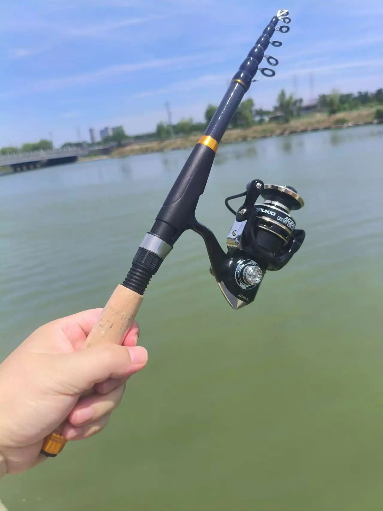 ชุดคันเบ็ดตกปลา DEUKIO แบบสปิน - Fishing Rod Spinning บทวิจารณ์และราคา