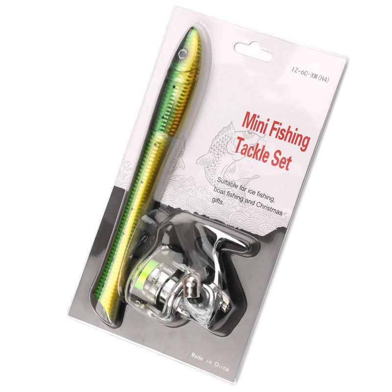 ชุดคันเบ็ดตกปลาพกพาแบบพับได้ N - Fishing Rod Ice บทวิจารณ์และราคา