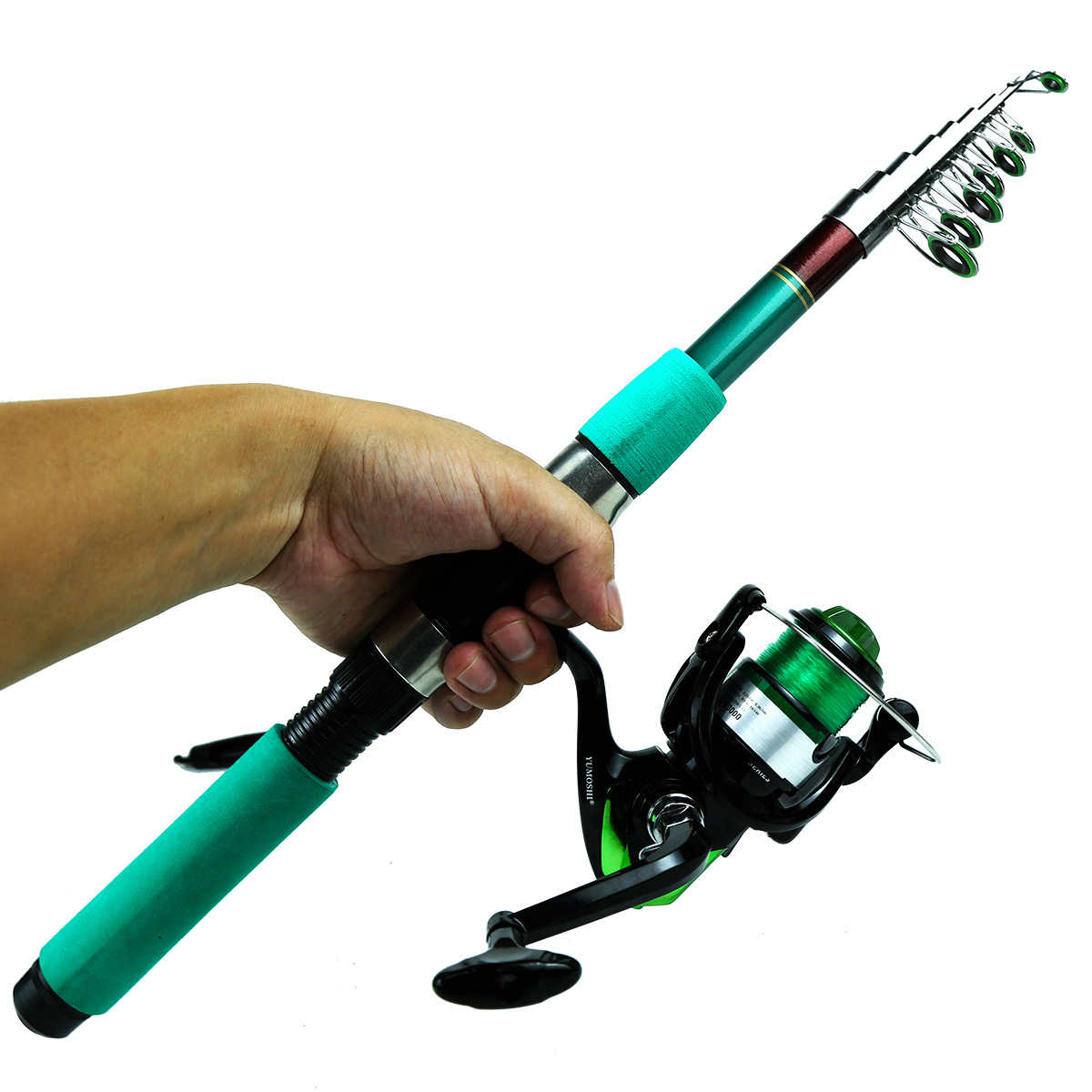 ชุดคันเบ็ดตกปลาแบบพกพา น้ำหนัก - Fishing Rod Telescopic บทวิจารณ์และราคา