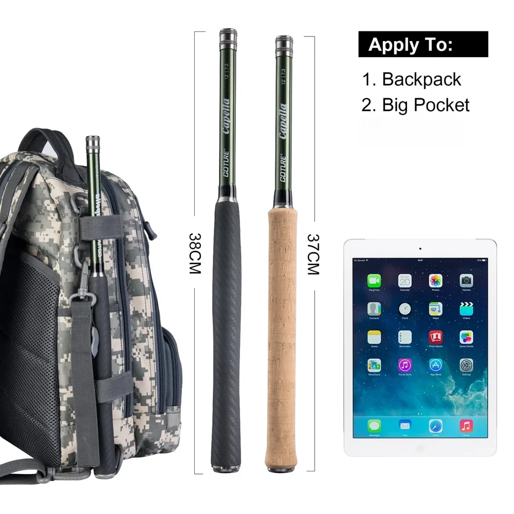 ชุดคันเบ็ดตกปลาแบบเท็นคาร่า Go - Fishing Rod Fly บทวิจารณ์และราคา